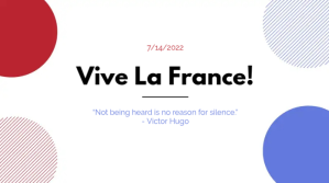VIVE LA FRANCE Wpis na Twittera template