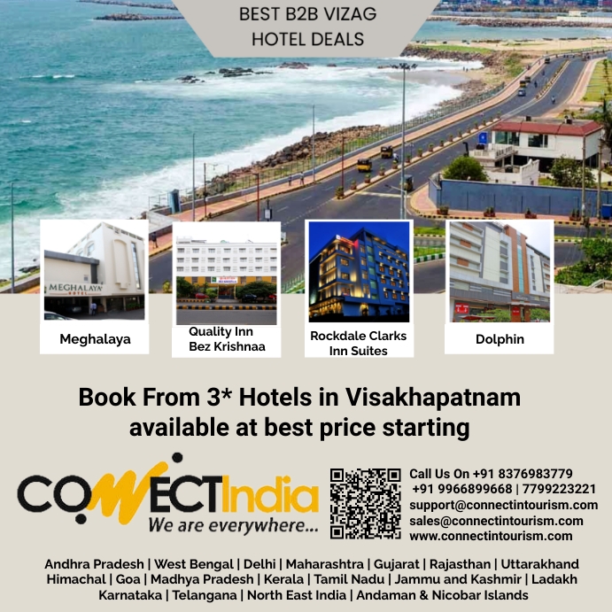 Vizag Hotels Instagram Post template