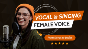 vocal & singing female voice services templat ตัวอย่างภาพบน YouTube template