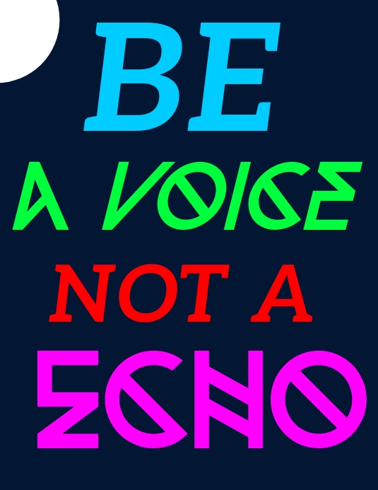 Voice Flyer (US Letter) template