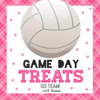 volley americano game day tags Publicación de Instagram template