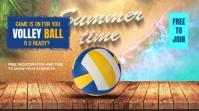 volley ball Digital Display (16:9) template