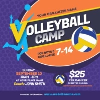Volleyball Camp Instagram Video Post Instagram-Beitrag template