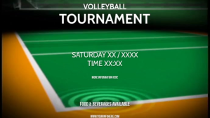 VOLLEYBALL Pantalla Digital (16:9) template