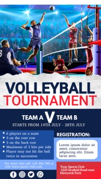 volleyball Digital Display (9:16) template