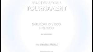 VOLLEYBALL Pantalla Digital (16:9) template