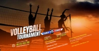 Volleyball Facebook Event cover template
