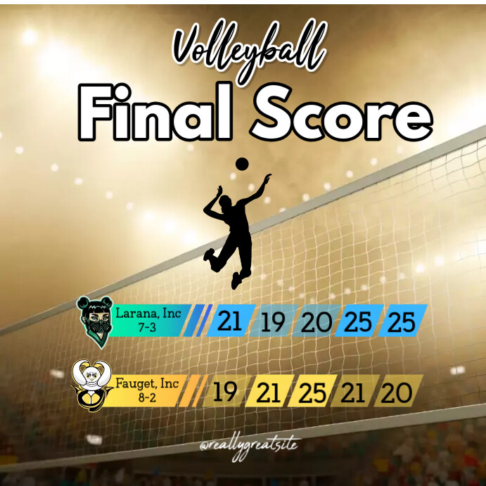 Volleyball Scorekeeper Corn Hole Score Boards ScoreKeeper On-Net Volleyball Scoreboard – 36 ...