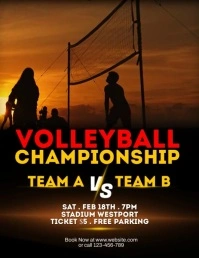 Volleyball Flyer template
