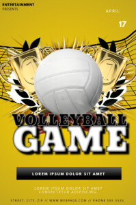 Customize Volleyball Templates Postermywall