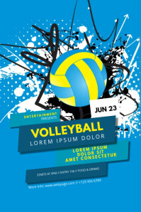 Poster Bola Voli - Volleyball Game Poster Background ...