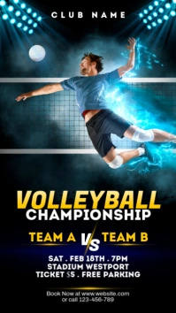 Volleyball Instagram Story template