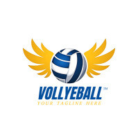 volleyball logo template