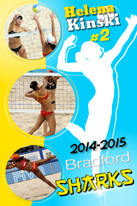 Volleyball Player Poster template PosterMyWall Volleyball Player Poster template PosterMyWall