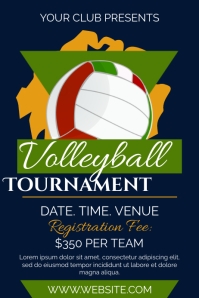 Volleyball Poster Template | PosterMyWall