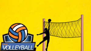 Yellow Volleyball Posters YouTube-miniature Template