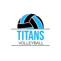 Volleyball team logo template