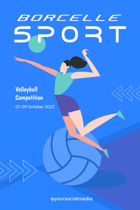 Volleyball Flyer Template - Volleyball Template Design 1911e8273d2ae8807cffa922aacf73fb Screen 