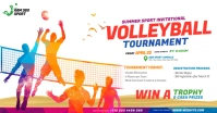 Volleyball Tournament Facebook Shared Image template