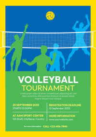 Volleyball Tournament Flyer Template | PosterMyWall