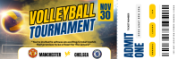 Volleyball Tournament Ticket Email Header template