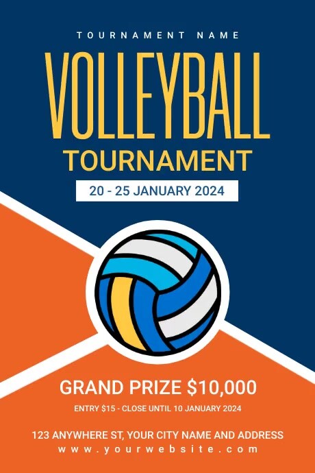Volleyball4 Template PosterMyWall