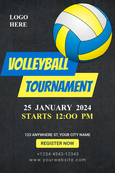 Volleyball5 Template PosterMyWall