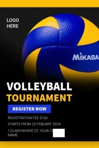 volleyball6 Póster template