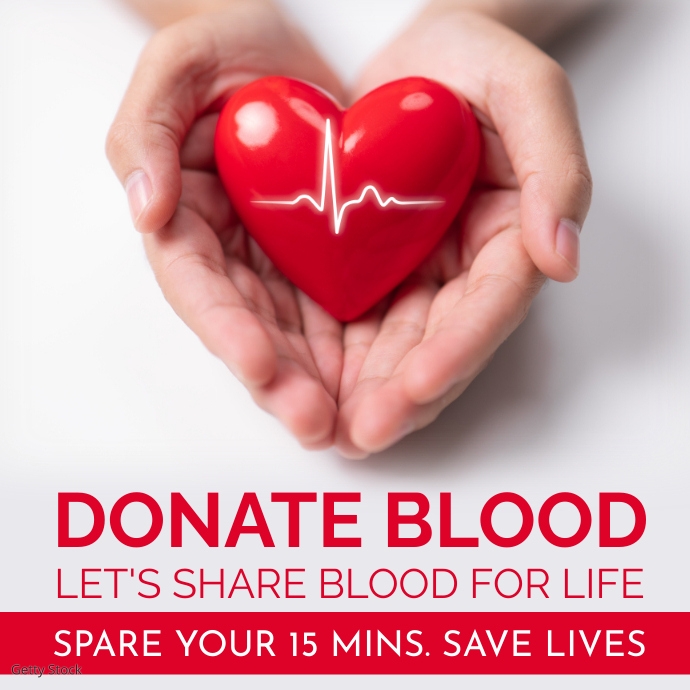 Voluntary Blood Donation Programme Poster Template | PosterMyWall