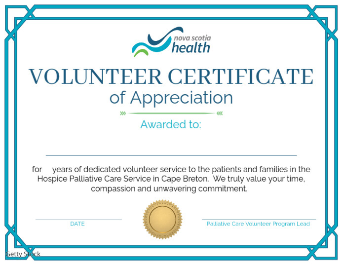 Volunteer Certificate Template PosterMyWall
