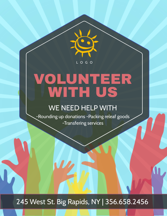 Image 2 for Volunteers Needed Flyer Template