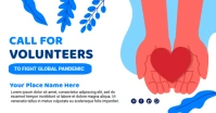 Volunteers Day Flyers Facebook Shared Image template