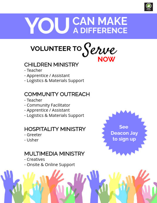 VOLUNTEERS NEEDED Template | PosterMyWall
