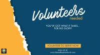 volunteers needed 数字显示屏 (16:9) template