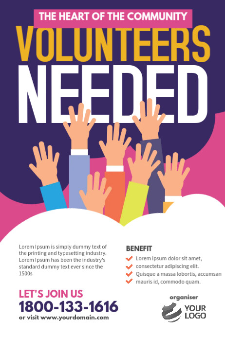 Image 5 for Volunteer Flyer Template Free