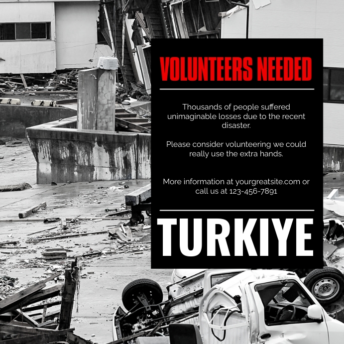 Volunteers Needed Template Instagram Post