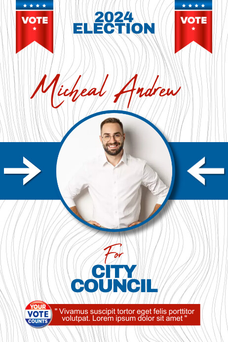 VOTE, ELECTION Template | PosterMyWall