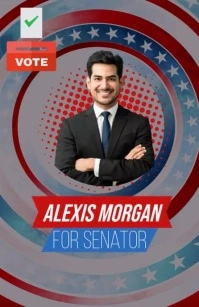 Vote ad Tabloid template