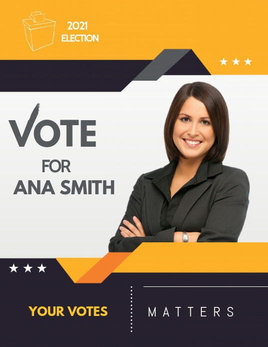 Vote Campaign Elections Template Postermywall