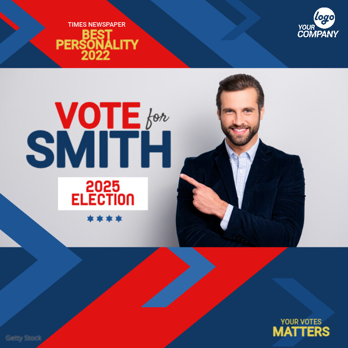 Vote Campaign Social Media Post Template | PosterMyWall