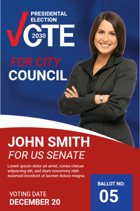 Vote Campaign Template | PosterMyWall