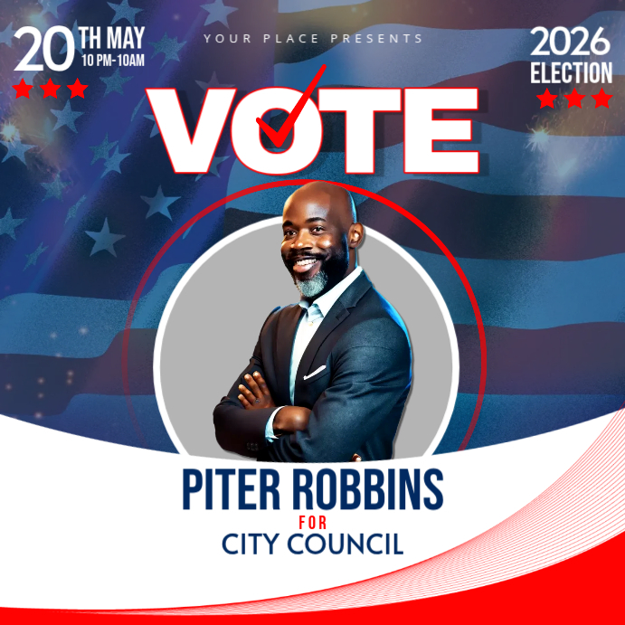 Election Campaign Instagram Ad Template | PosterMyWall