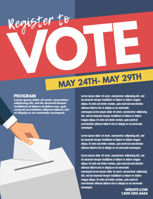 Vote Template PosterMyWall