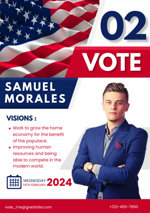 Vote Election ads Template | PosterMyWall