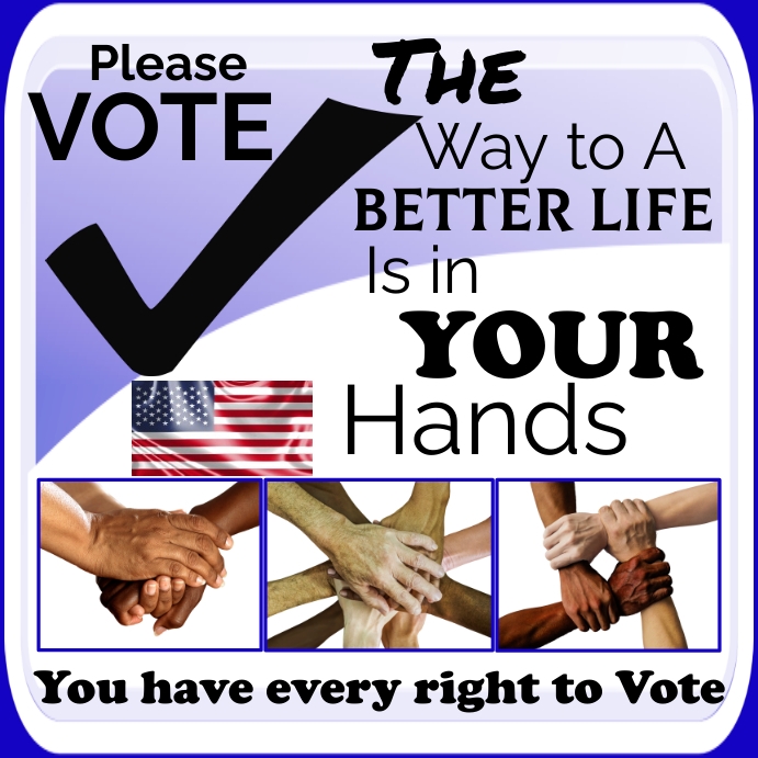Vote Flyer Instagram Post template