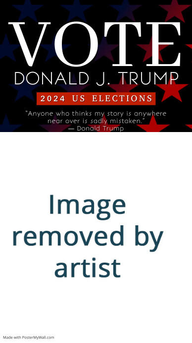 Trump Visuals VOTE FOR DONALD TRUMP Template | PosterMyWall