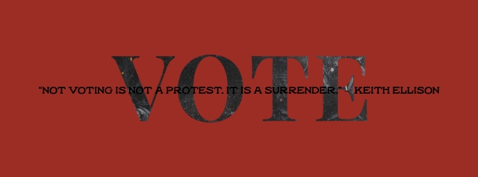 Vote is Power! Facebook-coverfoto template
