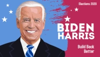 Vote Joe Biden for president 2020 campaign template
