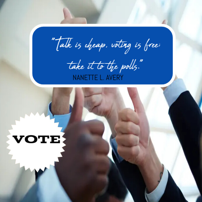 Vote quotes Template | PosterMyWall