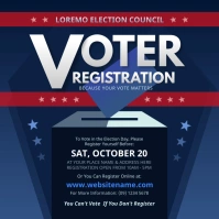 Voter Registration Instagram Post template
